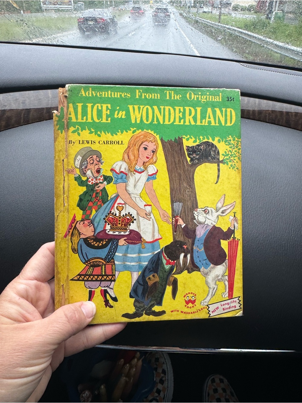 Vintage 1951 Alice in Wonderland Kids Book